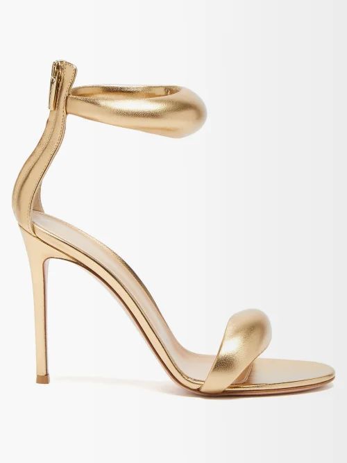 Bijoux 105 Leather Sandals - Womens - Gold