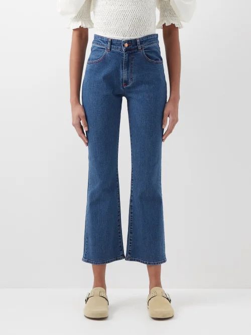 High-waisted Jeans - Womens - Indigo