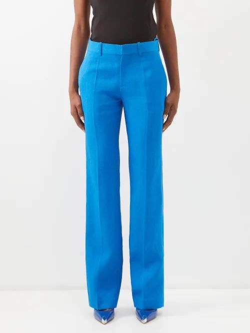 Gilmar Straight-leg Trousers - Womens - Blue