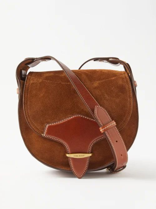 Botsy Suede Cross-body Bag - Womens - Tan