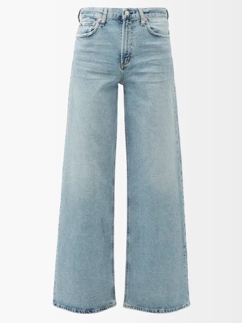 Paloma Wide-leg Jeans - Womens - Light Blue