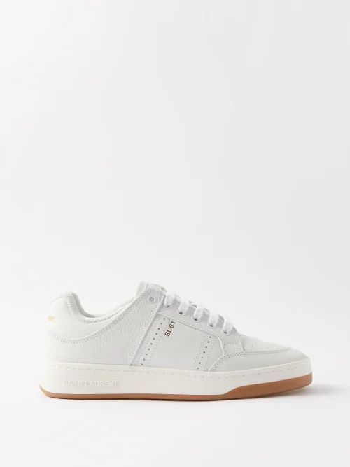 Sl/61 Leather Trainers - Womens - White Multi
