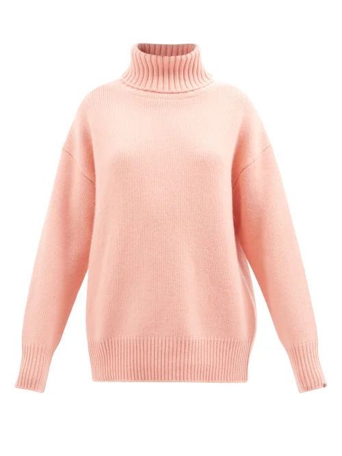 No.20 Roll-neck Stretch-cashmere Sweater - Womens - Pink