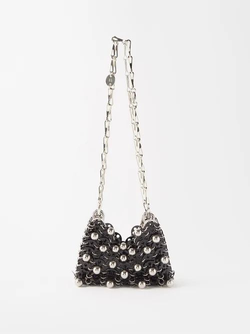1969 Nano Chainmail Shoulder Bag - Womens - Black Silver