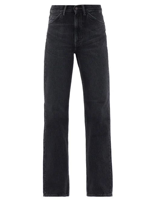 1977 High-rise Bootcut Jeans - Womens - Black
