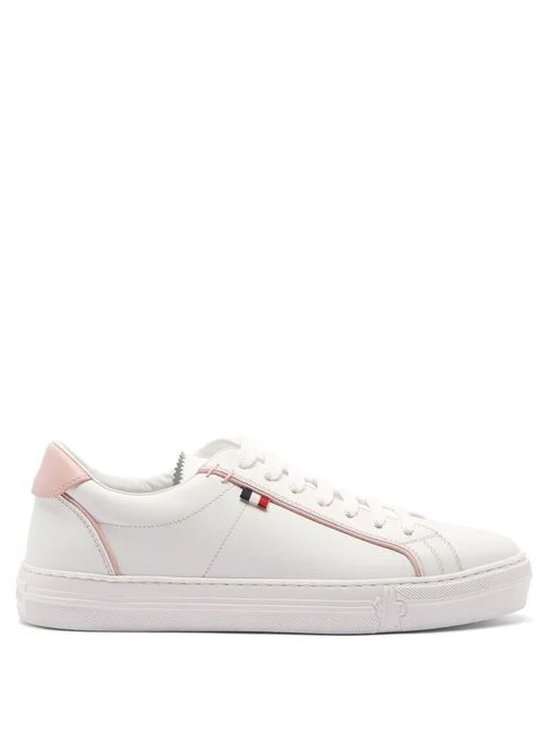 Alodie Leather Trainers - Womens - Pink White