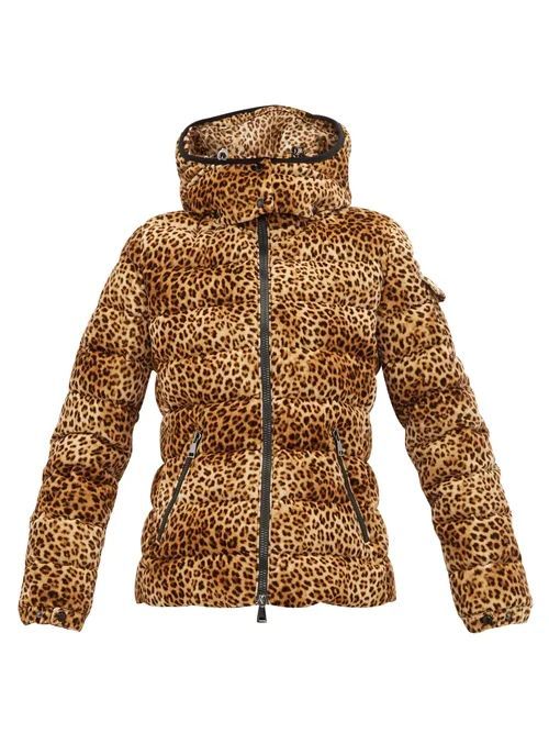 Bady Leopard-print Quilted Down Jacket - Womens - Leopard