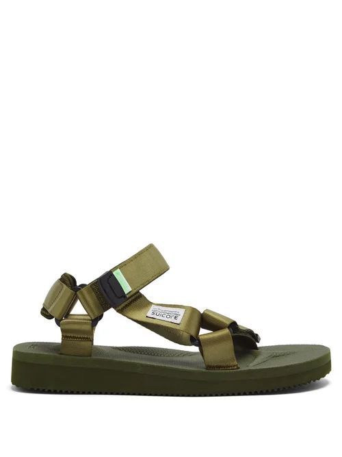 Depa-cab Velcro-strap Sandals - Womens - Khaki