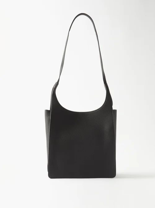 Jules Grained-leather Shoulder Bag - Womens - Black