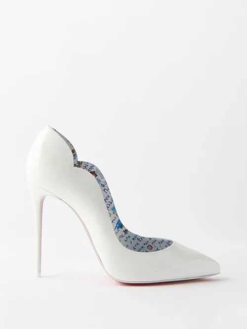 Hot Chick 100 Patent-leather Pumps - Womens - White