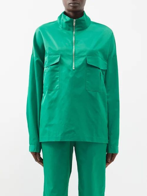 Kevin Half-zip Jacket - Womens - Green
