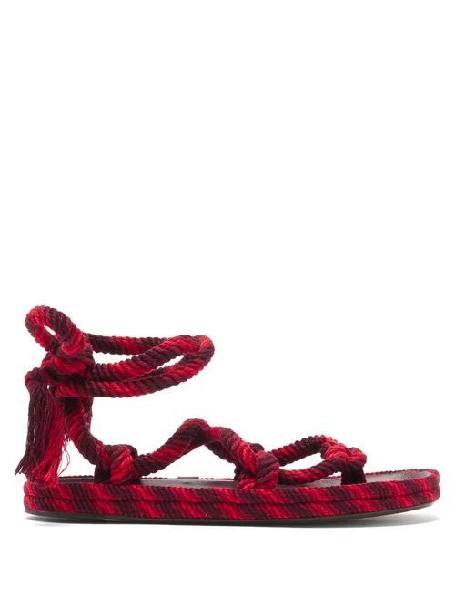 Erol Rope Sandals - Womens - Red Multi