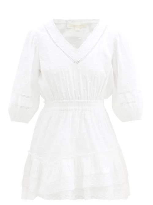 Loveshackfancy - Adley Cotton Broderie-anglaise Dress - Womens - White