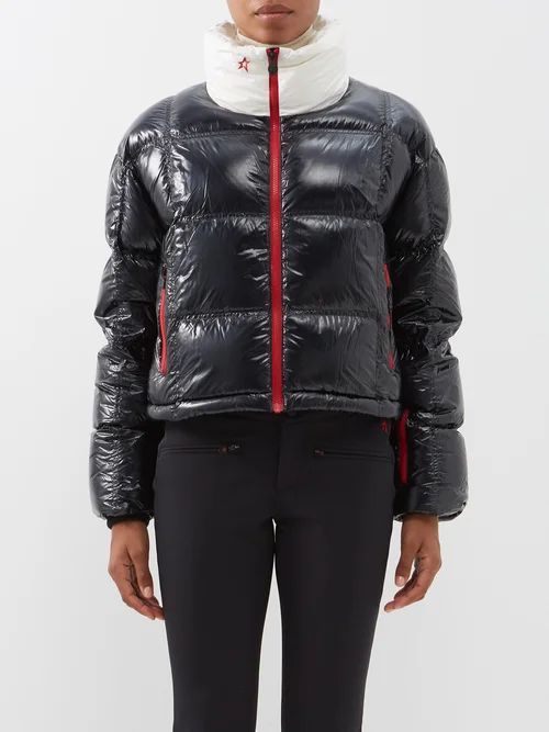 Nevada Quilted Down Ski Jacket - Womens - Black