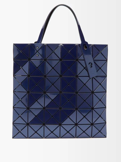 Lucent Pvc Tote Bag - Womens - Navy