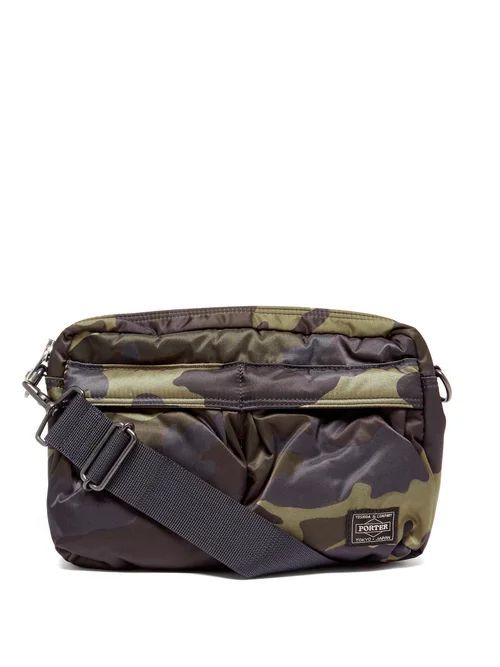 Porter-yoshida & Co. - Counter Shade Small Camouflage-print Shoulder Bag - Womens - Khaki Multi