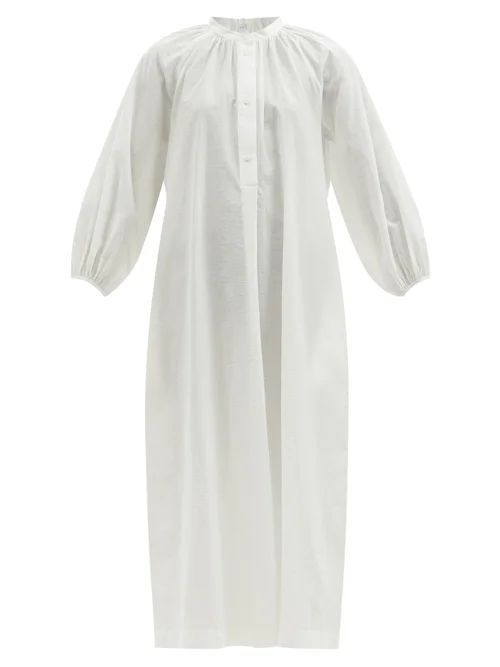Max Mara Beachwear - Ebridi Shirt Dress - Womens - White