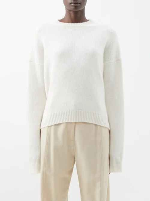 The Ivy Cashmere Sweater - Womens - Ivory
