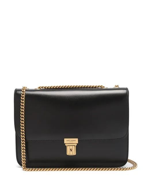 Saint Laurent - Tuc Medium Leather Shoulder Bag - Womens - Black