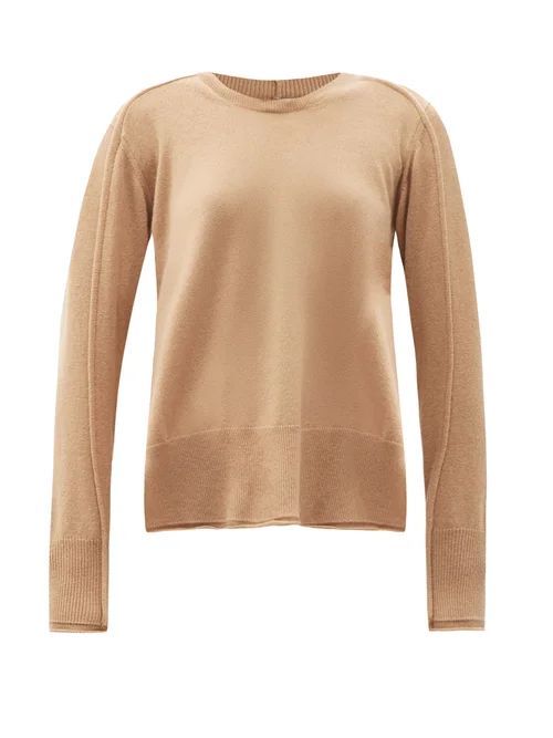Regenerated Cashmere-blend Sweater - Womens - Beige