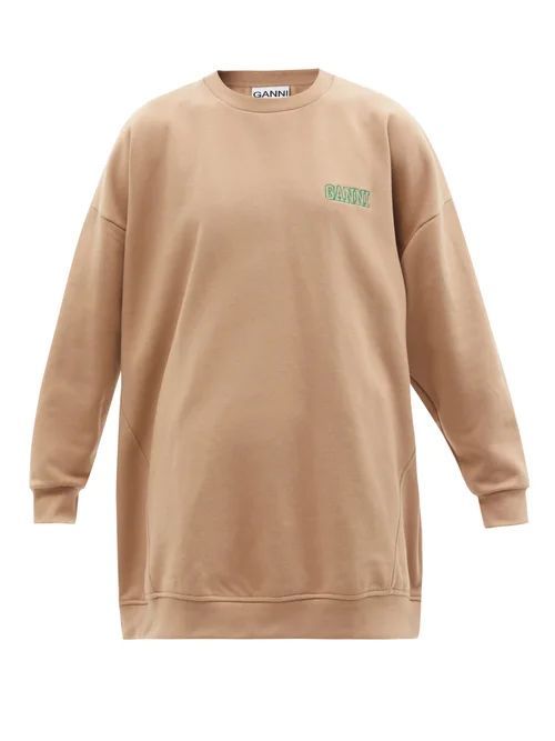 Software Organic Cotton-blend Jersey Sweatshirt - Womens - Beige