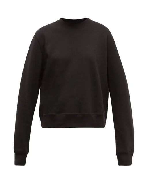 Wardrobe. nyc - Release 02 Round-neck Cotton-jersey Sweatshirt - Womens - Black