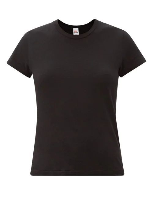 X Hanes Boxy Cotton T-shirt - Womens - Black