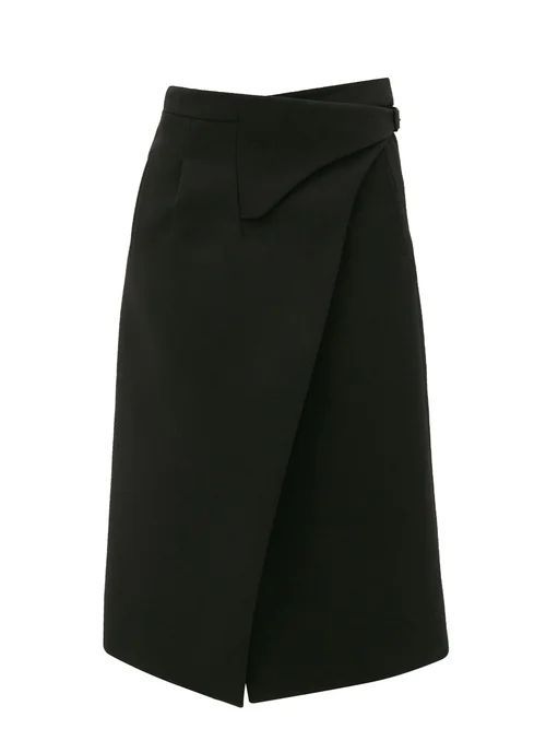 Wardrobe. nyc - Release 05 Wool Wrap Midi Skirt - Womens - Black