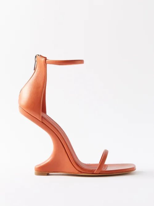 Cantilever 11 120 Leather Sandals - Womens - Orange