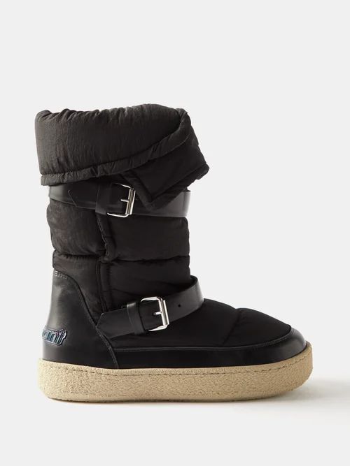 Zenora Padded Snow Boots - Womens - Black