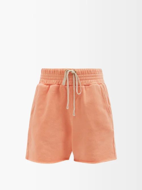 Yacht Cotton French Terry Shorts - Womens - Coral