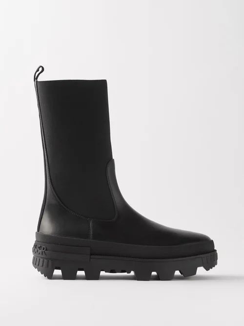 Neue Leather Chelsea Boots - Womens - Black