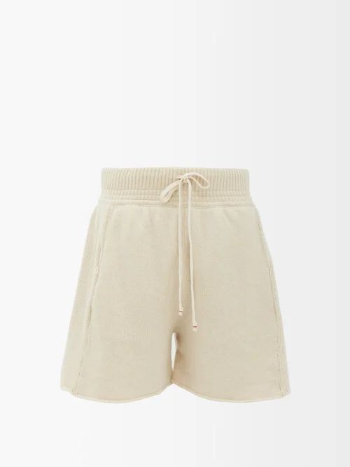 Yacht Cashmere Shorts - Womens - Ivory