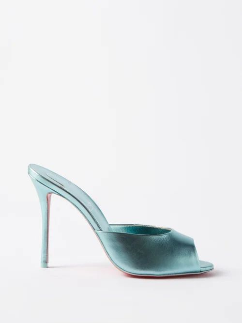 Me Dolly 100 Leather Pumps - Womens - Blue
