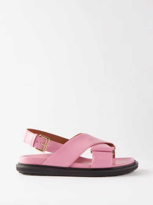 Fussbett Leather Sandals - Womens - Pink