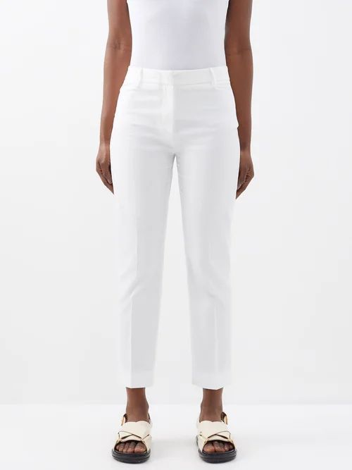 Cecco Trousers - Womens - White
