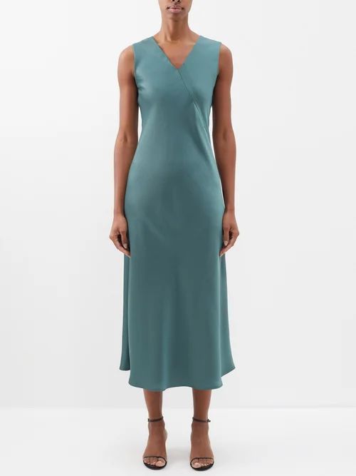 Pietra Dress - Womens - Dark Green