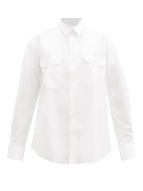 Wardrobe. nyc - Release 03 Oversized Cotton-poplin Shirt - Womens - White