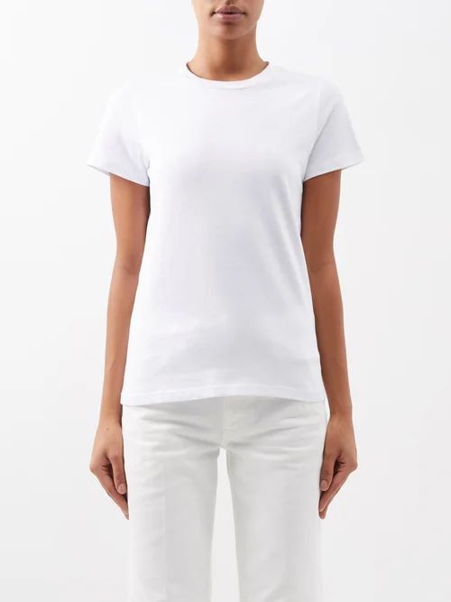 Poppy Organic-cotton T-shirt - Womens - White