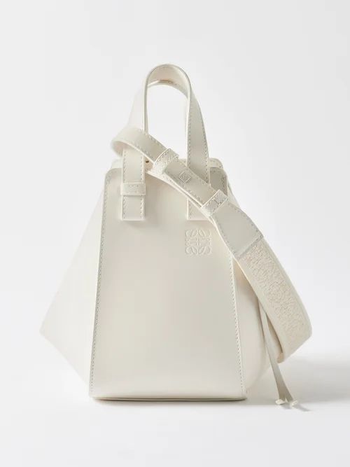 Hammock Small Leather Handbag - Womens - White