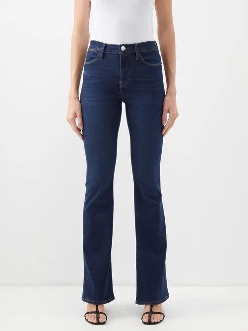 Le High Flare Jeans - Womens - Navy