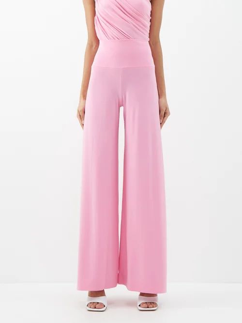 Elephant Wide-leg Trousers - Womens - Pink