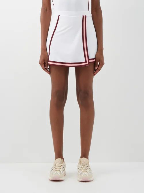 Match Tahlia Jersey Tennis Skirt - Womens - White