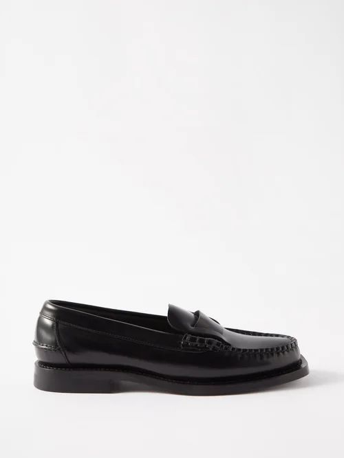 Sineu Leather Loafers - Womens - Black