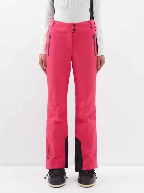 Flared Gore-tex Ski Trousers - Womens - Pink