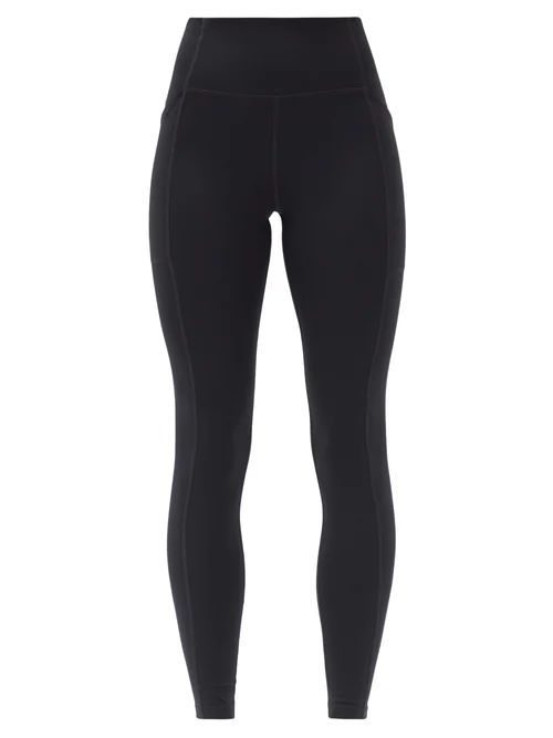 Girlfriend Collective - High-rise Pocketed Leggings - Womens - Black