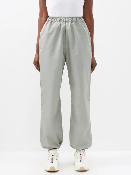 Kevin Drawstring-cuff Track Pants - Womens - Taupe