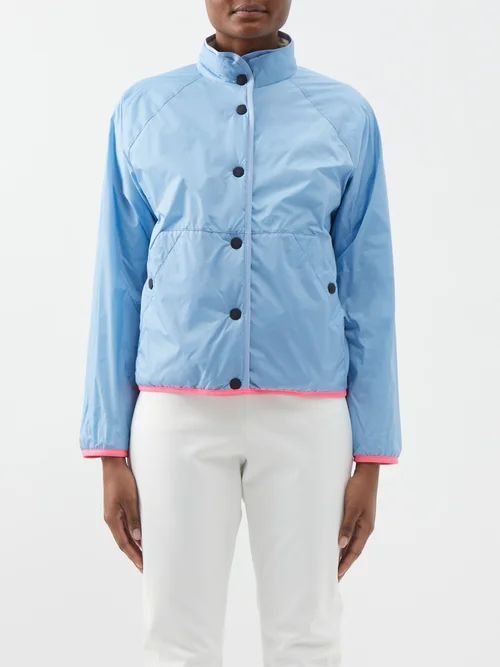 Reversible Fleece-lined Jacket - Womens - Light Blue