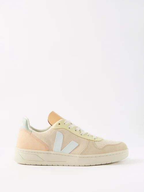 V-10 Suede Trainers - Womens - Multi