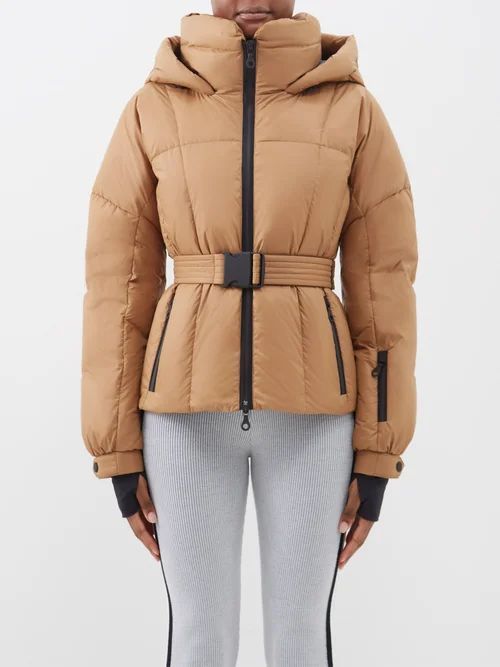 Monterosa Down-quilted Ski Jacket - Womens - Tan
